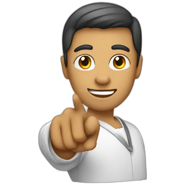 person pointing right emoji