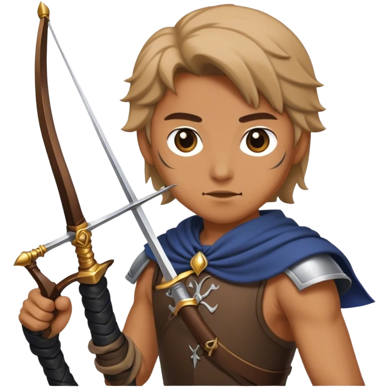 Raid class: rapier and bow emoji