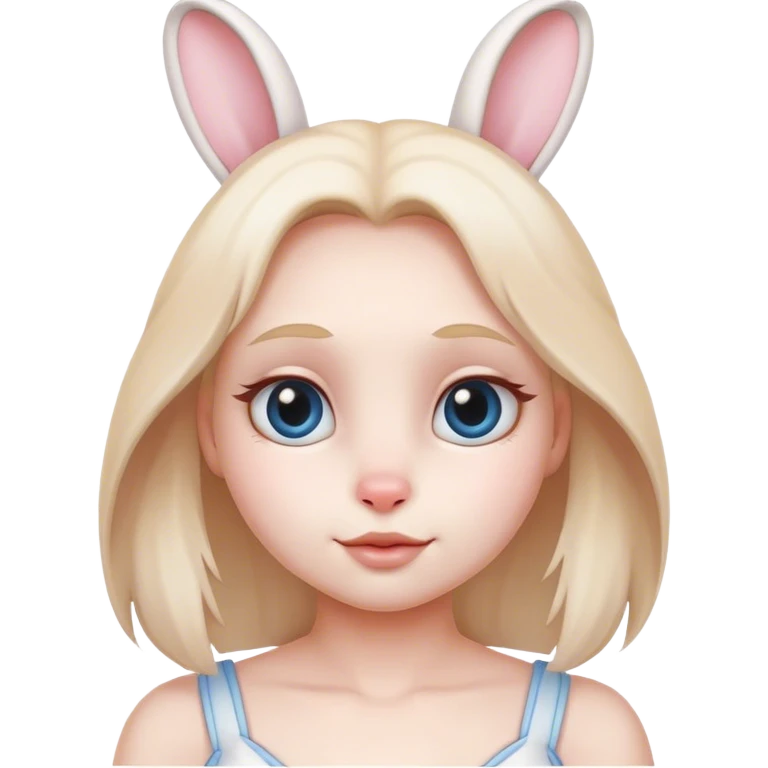 human bunny emoji