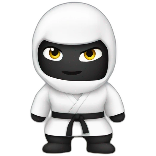 Un ninja judoka emoji