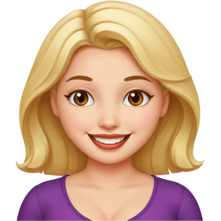 A naked girl showing her butt without pants or underwear And boobs emoji