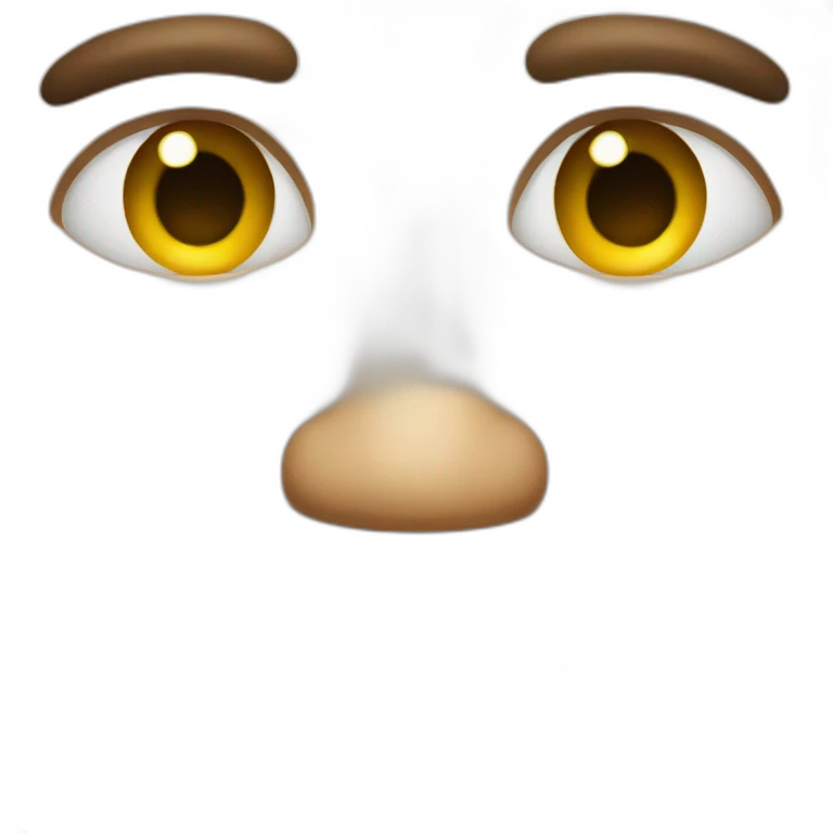 Man with one eye bigger than the other  emoji