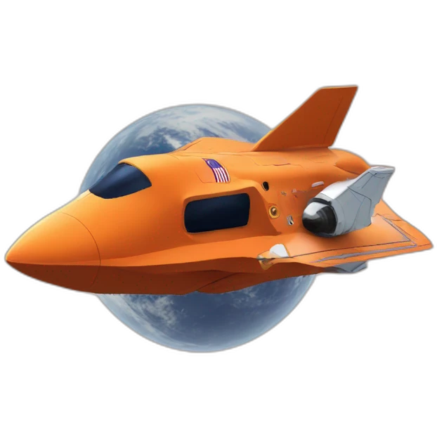 Trump flying to mars on a f35 emoji