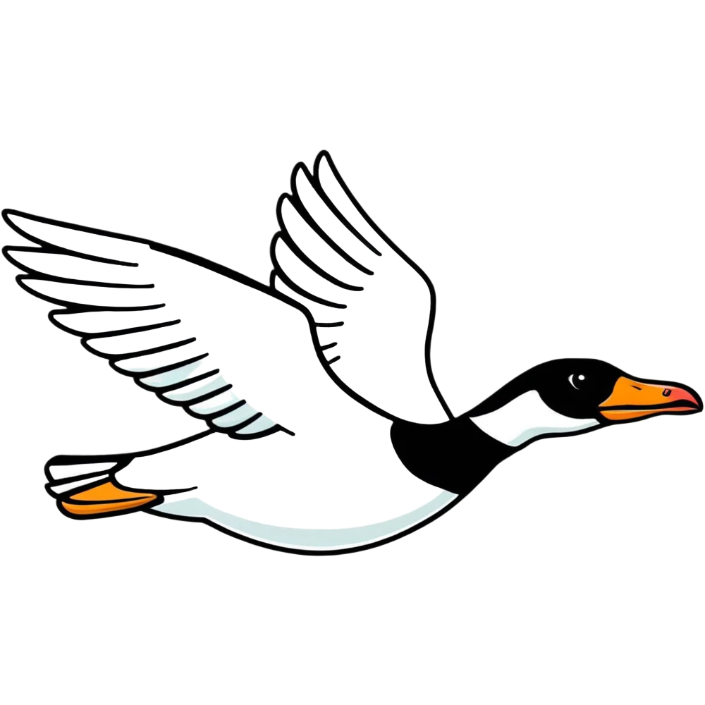 flying goose emoji