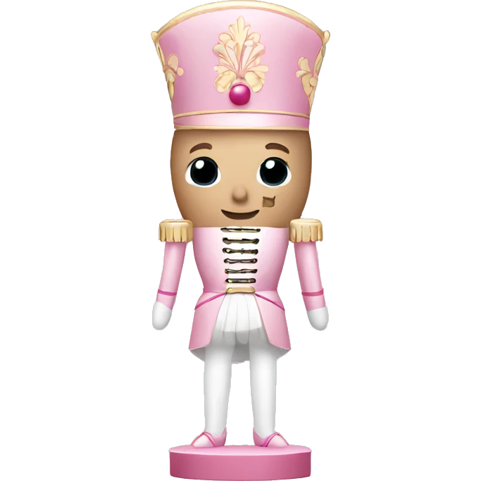 Light pink nutcracker emoji