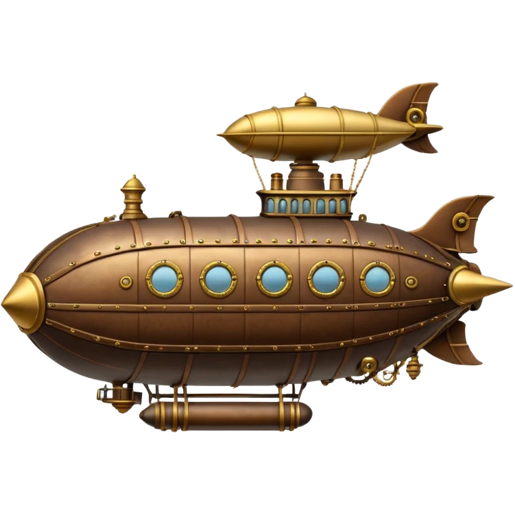 steampunk airship emoji