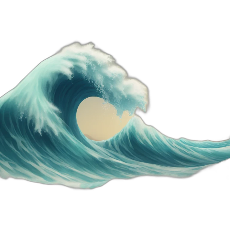 tsunami emoji