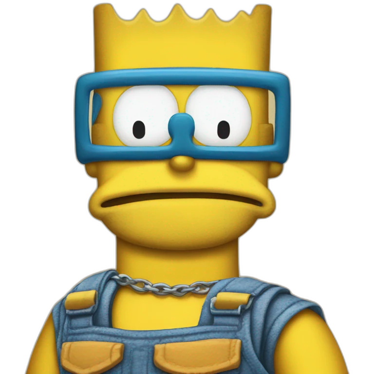 Bart Simpson Overalls emoji
