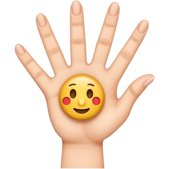 Please create a 3D emoji that shows the number 1 using fingers. I’d like it to resemble the iPhone emoji style! emoji