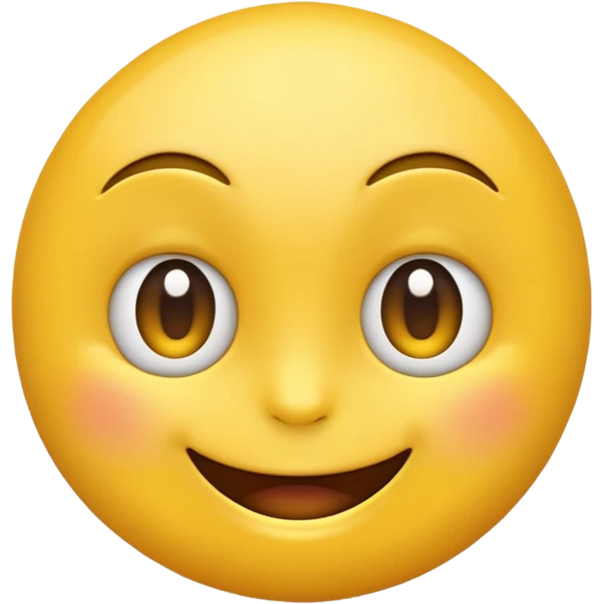Emoji smirking with eyes fully open  emoji