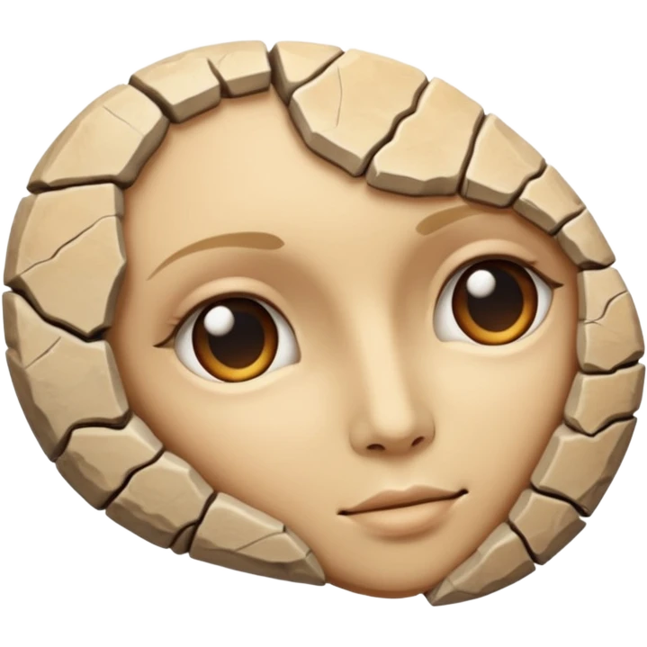 Fossil of a woman emoji