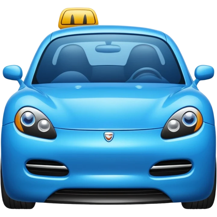 blue  car  emoji
