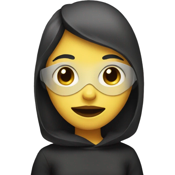 Girl with mask  emoji