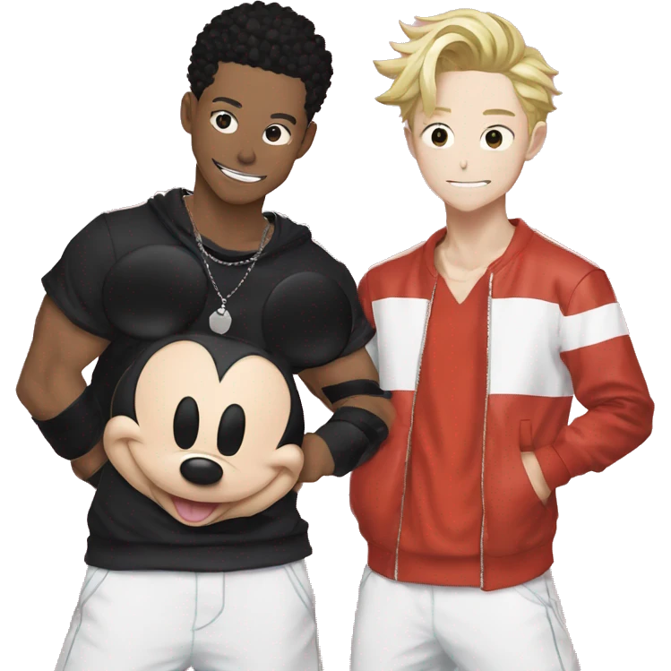 Mickey mouse and Mikey from Tokyo revengers  emoji