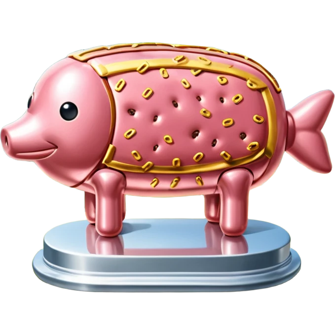  SPAM meat jeff koons style sculpture fine art french landscape  emoji