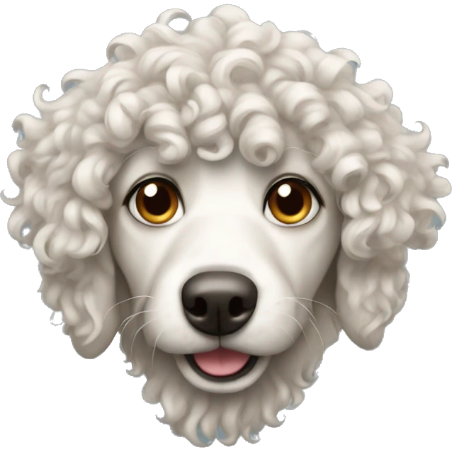 curly dog  emoji