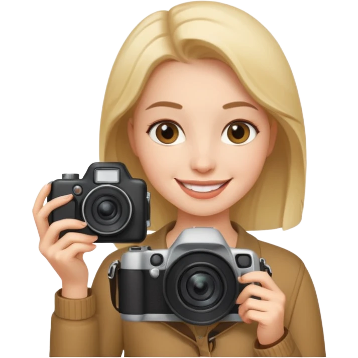 Women with Camera emoji