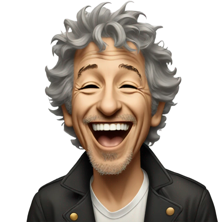 bob dylan laughing emoji