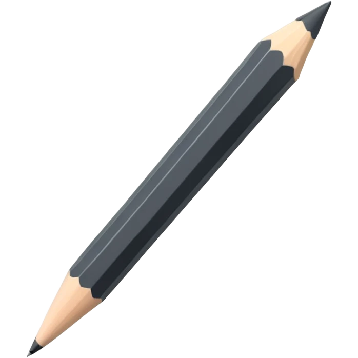 Black pencil emoji emoji