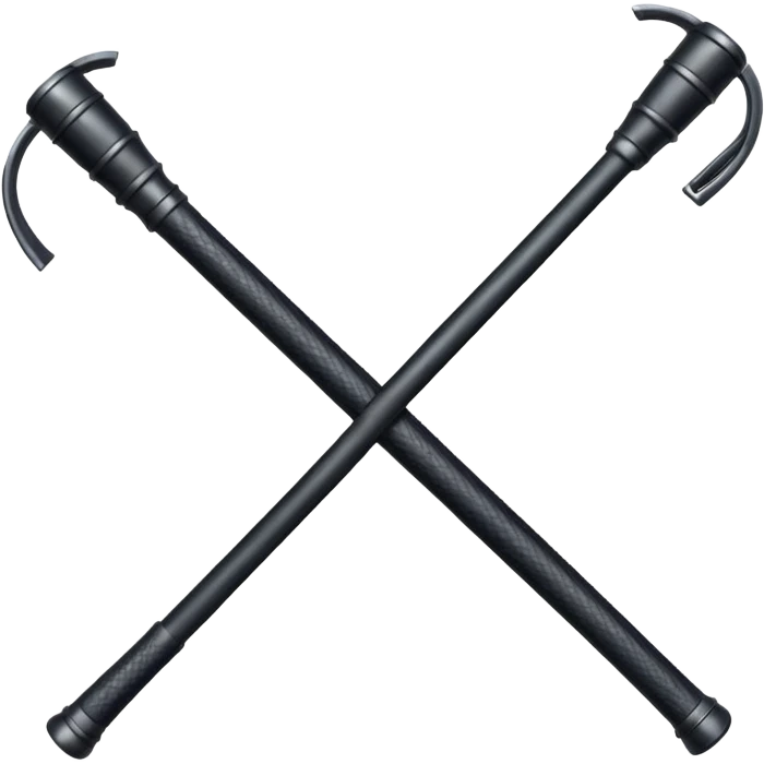 police double baton emoji