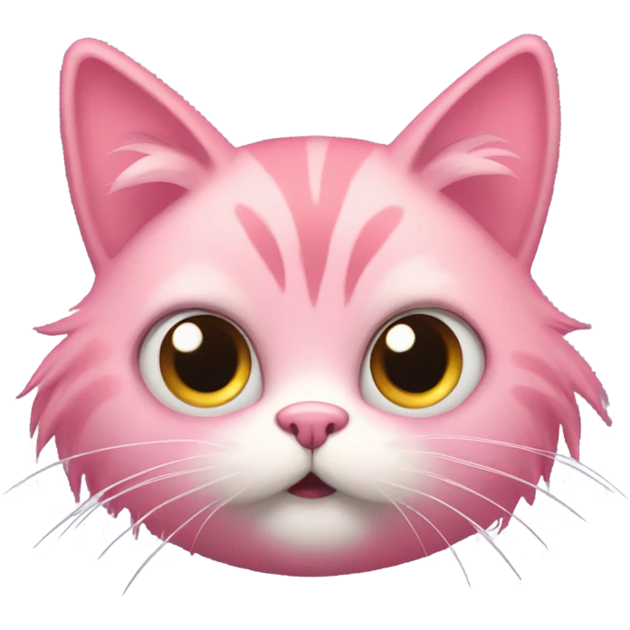 Pink cat emoji