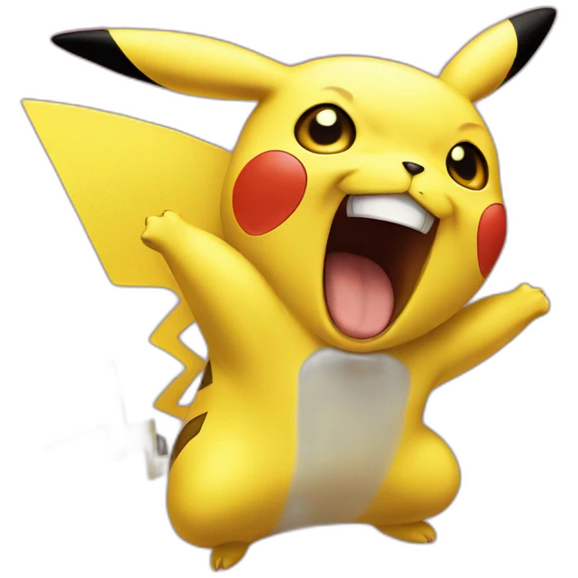screaming-pikachu emoji