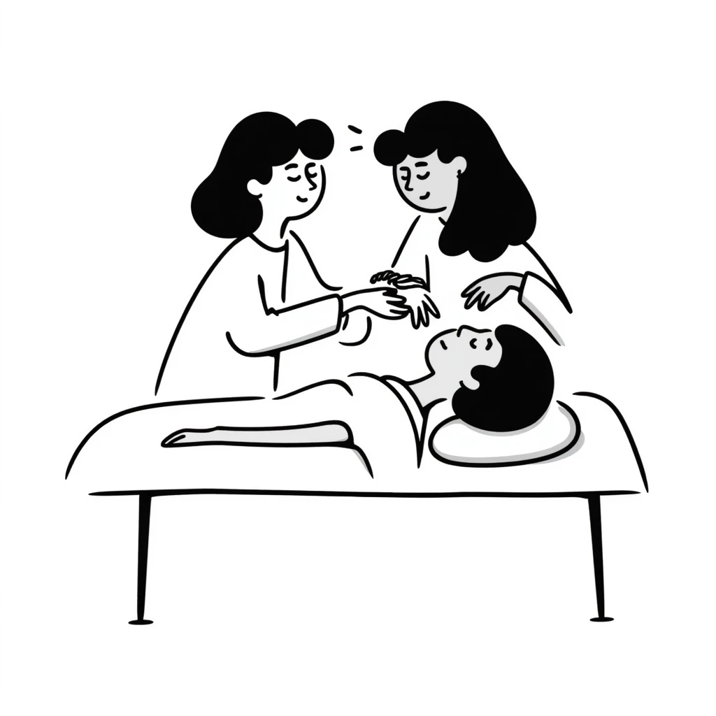 woman face massage emoji