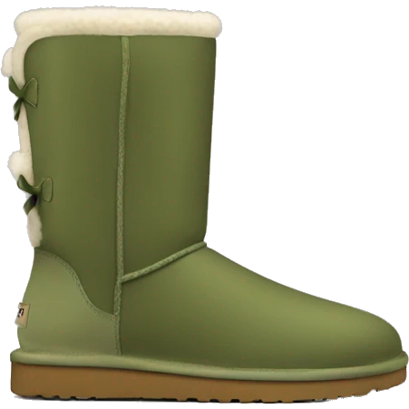 Khaki green Ugg boots emoji