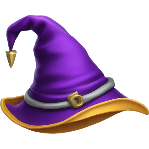 Wizard hat emoji