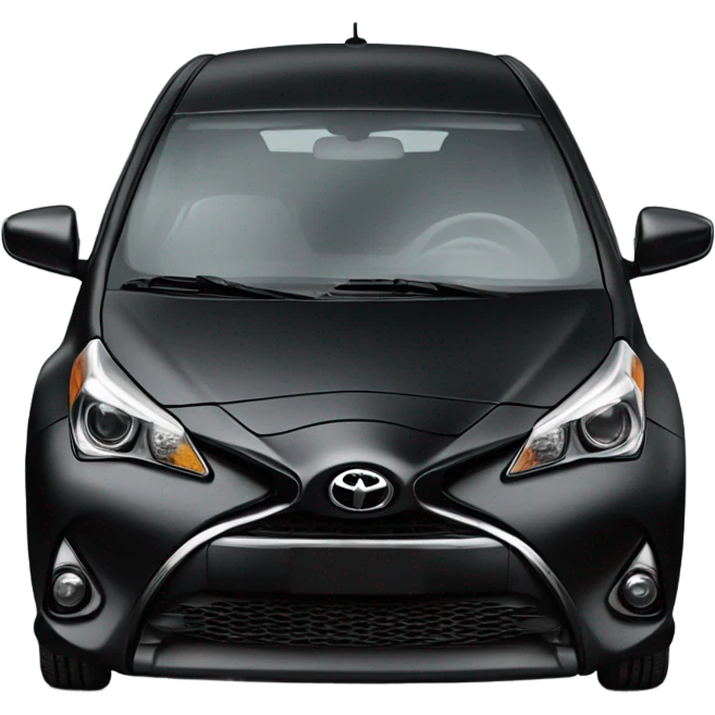 2020 black Toyota GR Yaris emoji