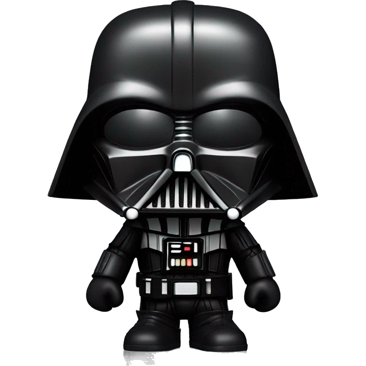 Gary keller STAR wars, alias dart vader, pop figure, with light emoji