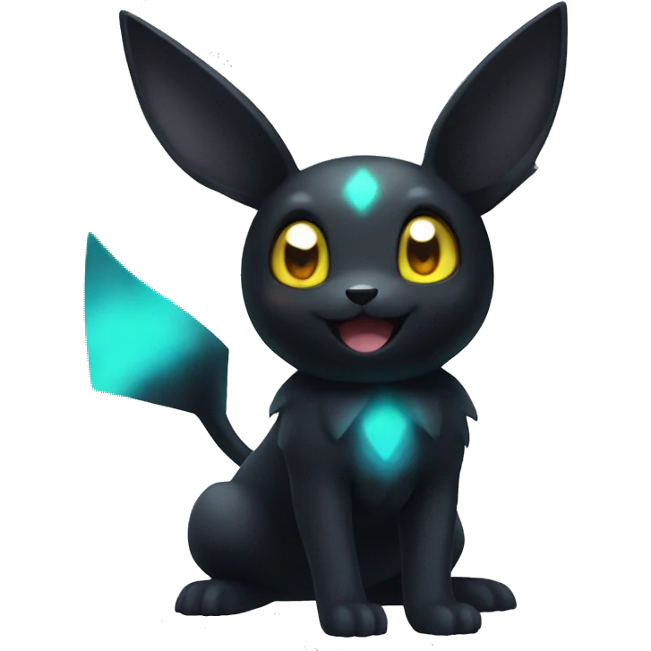 Pokemon shiny umbreon emoji
