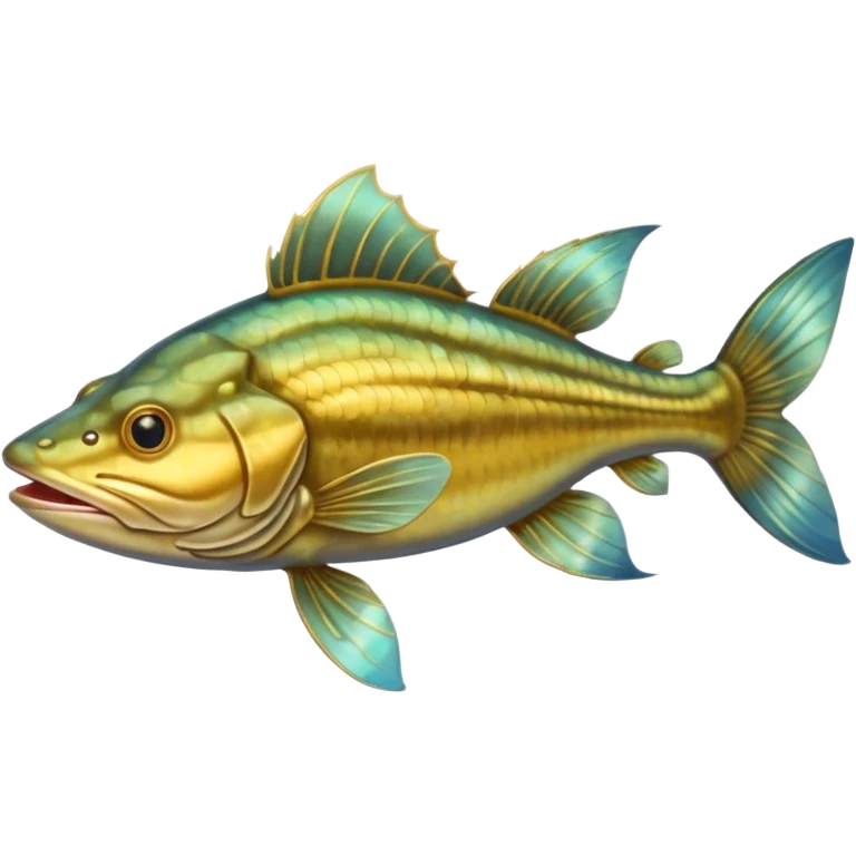 Golden flathead catfish emoji