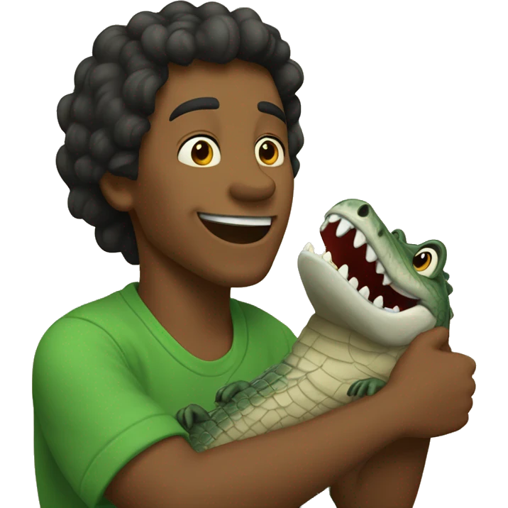 chrocodile with son of king emoji