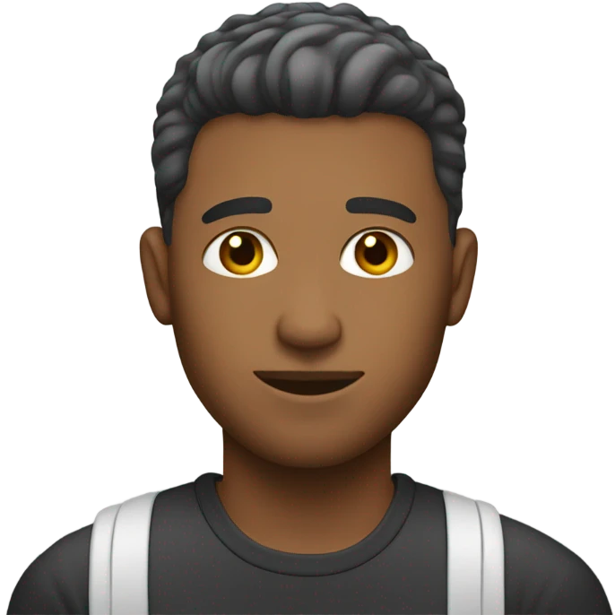 guy with a low taper fade emoji