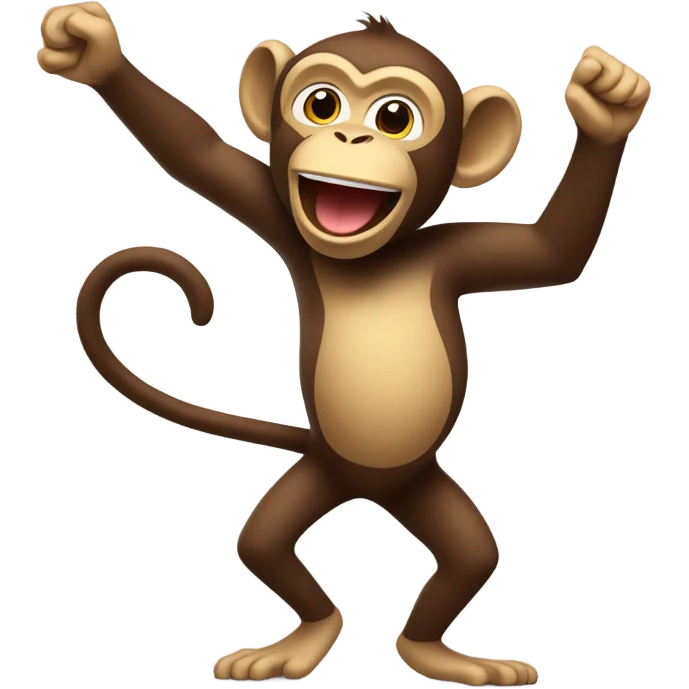 Dancing monkey emoji