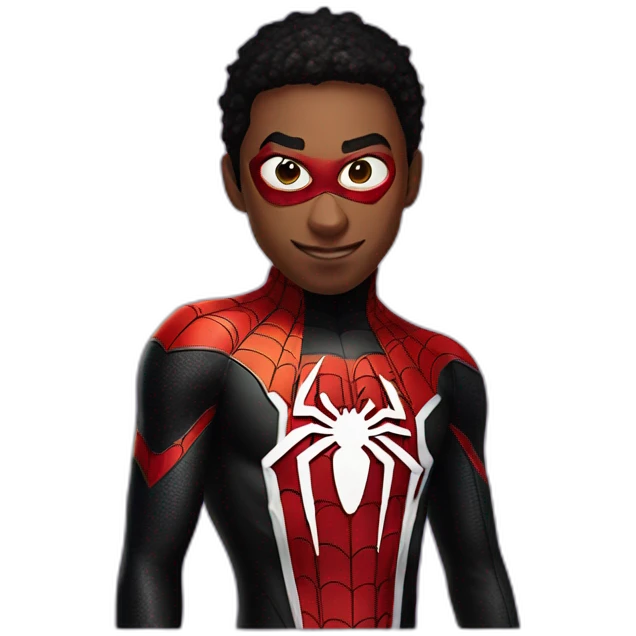 Spiderman miles morales emoji