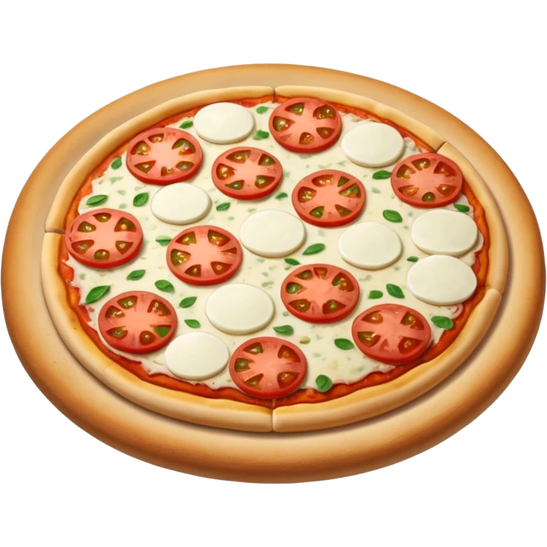 make me a Margherita Maxi Pizza with base, sauce and mozzarella emoji