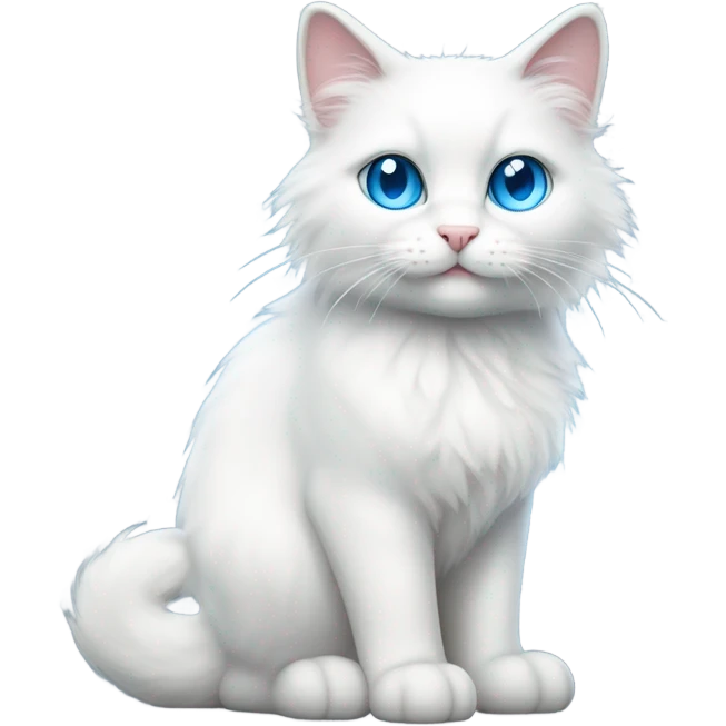 White cat emoji