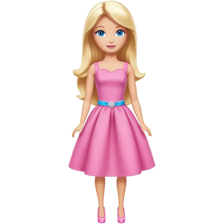 Full bodied Classic Barbie doll emoji