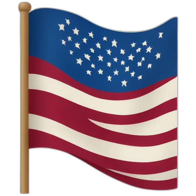bandera aspa de borgoña emoji