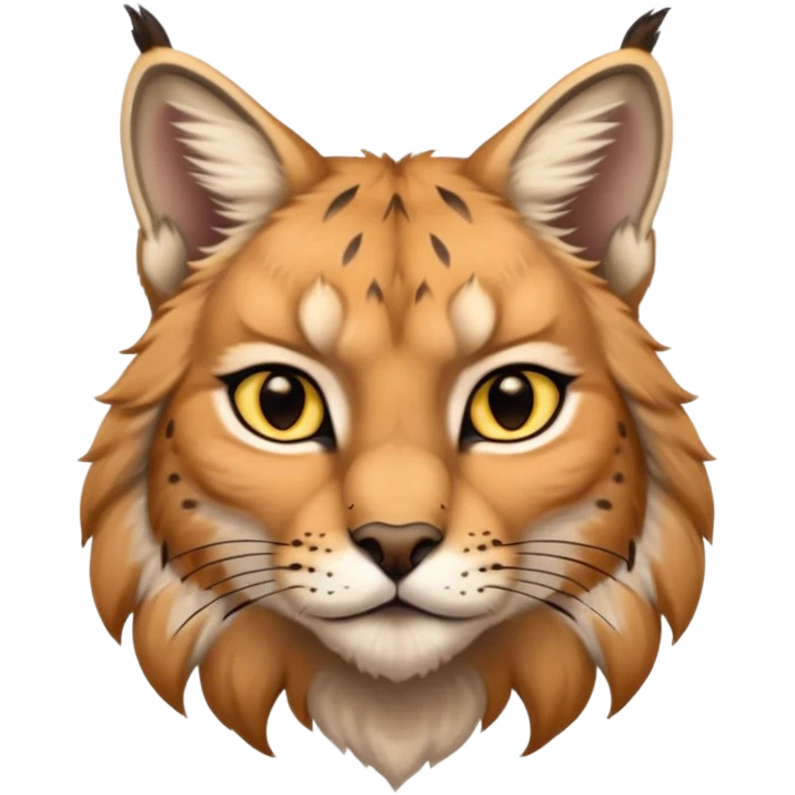 A high-resolution photo-realistic digital illustration of a majestic lynx, chest upward A high-resolution, photo-realistic digital illustration of a majestic young Eurasian lynx, shown from the shoulder upwards with markings emoji