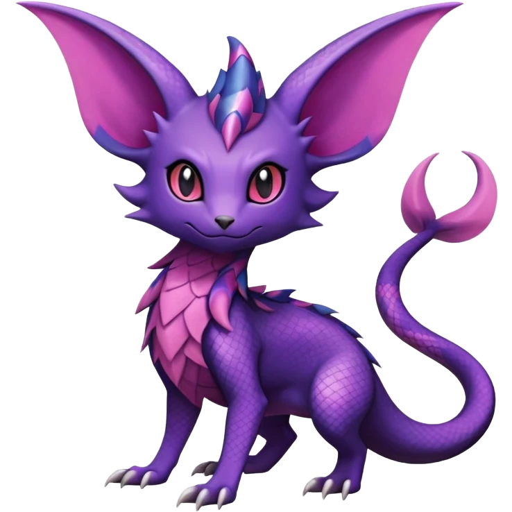 Salandit-Noivern-Espeon-Hybrid (Full body) emoji