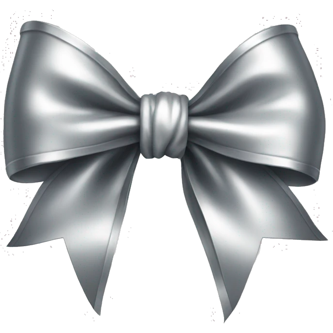 Silver bow emoji