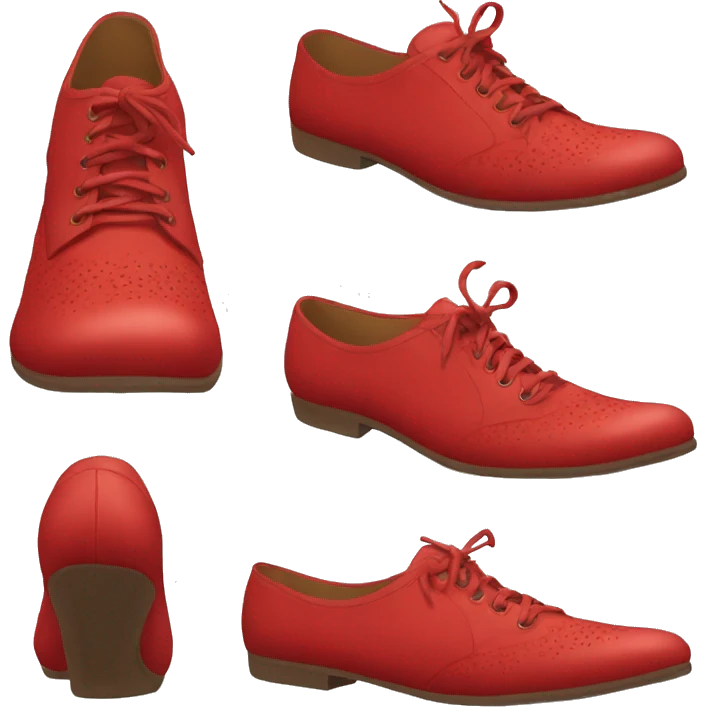 red shoes emoji