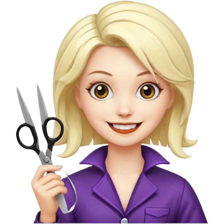 hairdresser nightmare halloween emoji