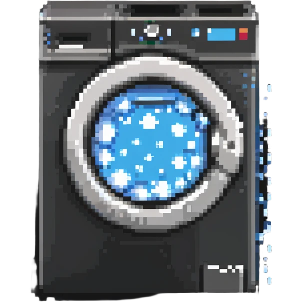 washing machine with bubbles emoji