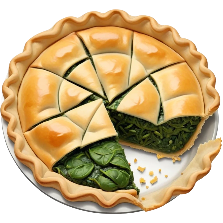 Spinach pie  emoji