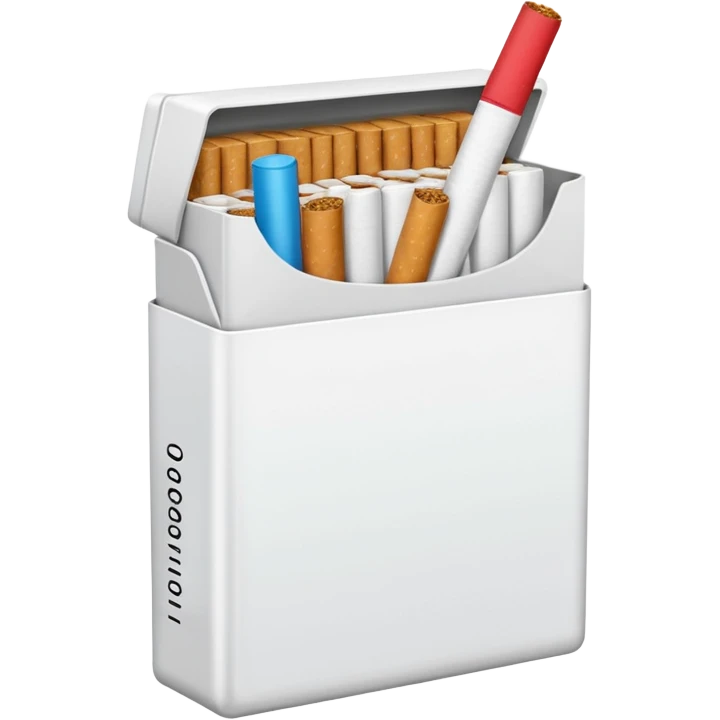 unopened pack of cigarettes, without any markings emoji