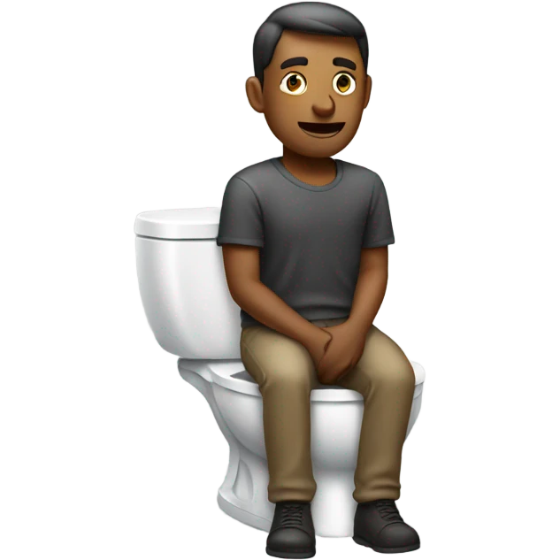man on the toilet  emoji